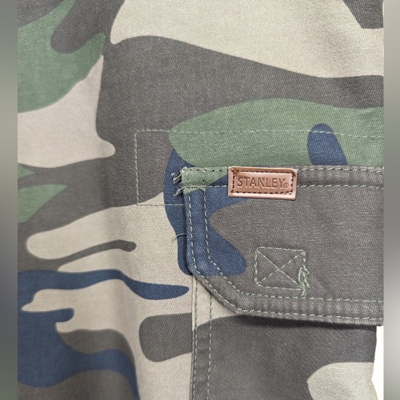 Stanley fleece lined Camouflage Cargo Pants size 34x32 men’s - Picture 3 of 7